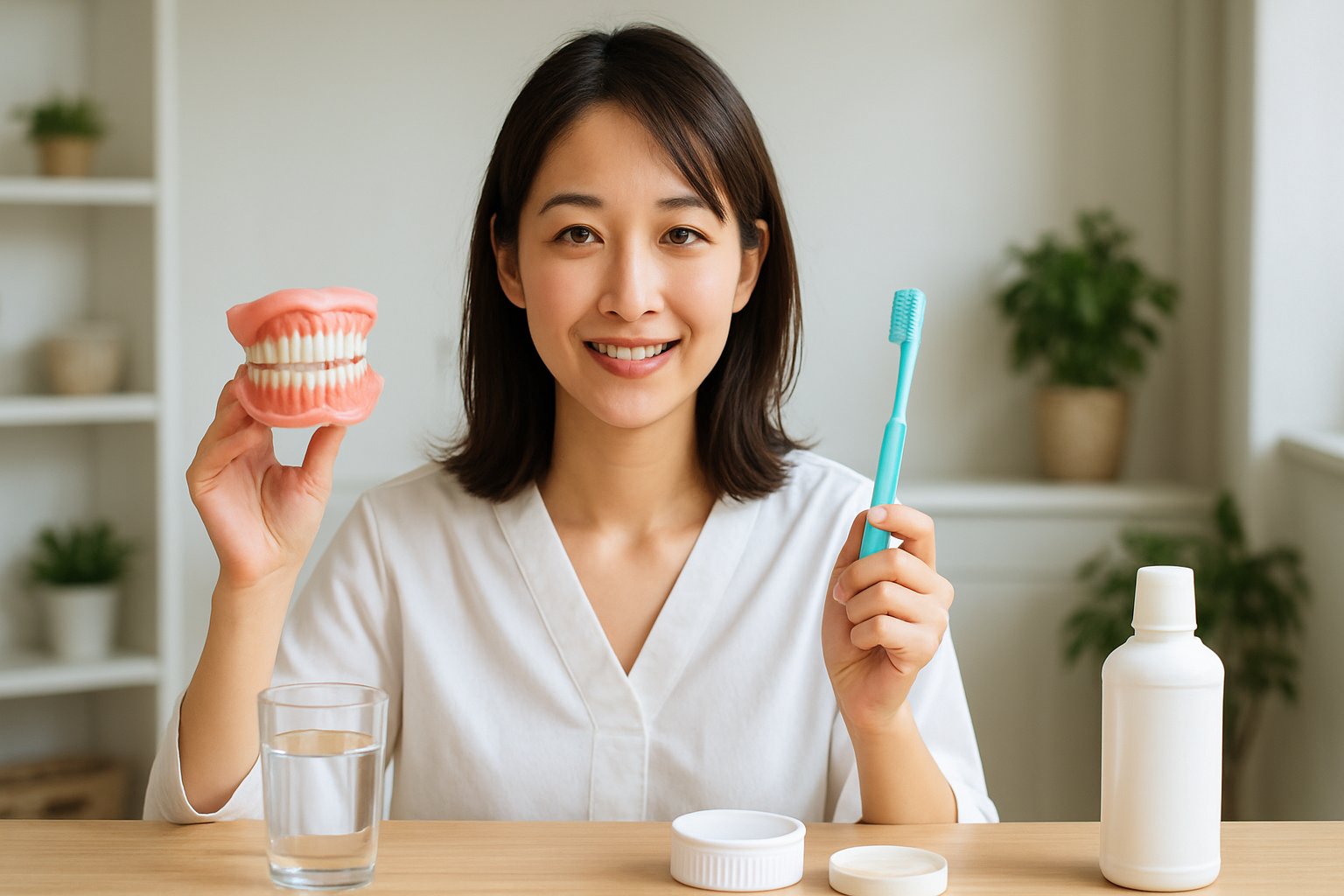 義歯の素材別お手入れに適した清掃用品の比較