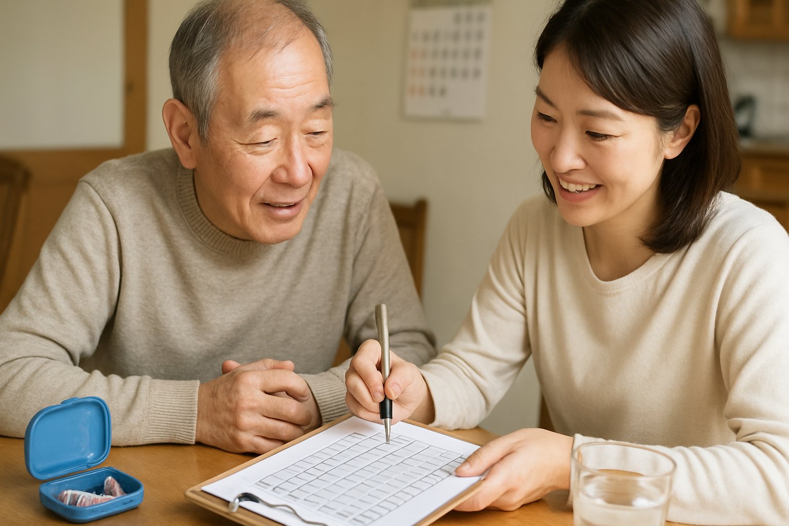 嚥下トレーニングの進捗管理と家庭での評価方法